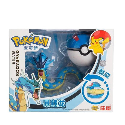 Pokemon Pokeball Changing Figure Set Toy: Pikachu, Eevee, Charizard & More (8-13CM) - Pokestore